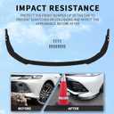 Archaic Front Bumper Lip Spoiler Compatible for 2018 2019 2020 Toyota Camry Sport [SE,XSE,TRD,SE Nightshade], Splitter Under Chin Spoiler Body Kit Camry Accessories