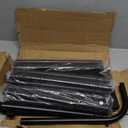 Rolling Clothing Racks for Hanging Clothes, Garment Rack for Clothes to Hang, Metal Portable Wardrobe Rack for Coats, Jackets, Shirts, Dress, Black