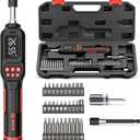 VANPO Digital Torque Screwdriver, 1.77-26.55 in.lb, 2% Accuracy | 0.2-3Nm, 1/4" Inch Pound Torque Screwdriver Set with S2 Bits, LCD Display & Audible Buzzer & 4 Unit for Bike,Scope Mounting