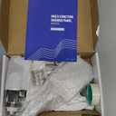 MENATT Shower Tower System with LED Lights, Hydroelectricity Display Shower Panel, Rainfall & Waterfall Shower Head, Massage Jets, Tub Spout, Handheld Shower (Brushed)