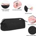 Leudes Hair Tools Travel Bag for Shark Flexstyle Carrying Case Portable Shark Hair Air Wrap Dryer Case Waterproof Dustproof Flat Curling Iron Travel Organizer (Black)