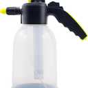 0.5 Gallon Handheld Pump Sprayer, 2L Garden Pressure Sprayer, 68oz Water Spray Bottle with Safety Valve, Adjustable Nozzle, for Watering,Plant Spraying, Home Cleaning, Fertilizing (Clear)