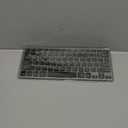 Compact Wireless Keyboard Mouse, 2.4GHz Ultra Thin Small Wireless Keyboard Mouse Combo for Desktop, Laptop 
