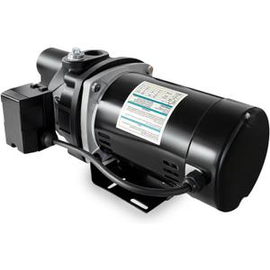 SWS50 1/2 HP Cast Iron Shallow Jet Well Pump, Heavy Duty Shallow Well Pump Up to 375 Gallons Per Hour, 375 Gallons 0-25 FT Depth 115V 230V Dual Voltage