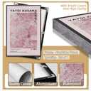 Vintage Inspired Blush Pink Poster Tokyo 1998 Infinity Net Canvas Wall Art Museed'Art Moderne De La Ville De Paris Prints Painting For Home Bedroom Dorm Wall Decor 12x16in Unframed