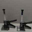 Labor Saving Arm Jack Handle 2 Pack, Construction Jack, Wall Tile Locator, Multi Function Height Adjustment Lifting Device, Door Panel Lifting Cabinet, Raised 6.69 in, Pair Dynamic Load 450 LB (Black)