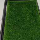 HQ4US Dog Grass Pad with Tray, Odor Free Grass Pee Pad for Dog Litter Box