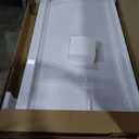 DreamLine SlimLine 30 in. D x 60 in. W x 2 3/4 in. H Center Drain Single Threshold Shower Base in White, DLT-1130600