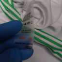 Herseas Women's Striped 2 Piece Bikini Sets Shoulder Strap Knot High Waisted Swimsuits Quick Dry Soft Bathing Suit High Elasticity Long Torso Swim Outfits X-Large Green Stripes