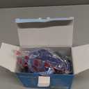 iClever BTH12 Kids Bluetooth Headphones,Colorful LED Lights Kids Headphones Wireless,74/85dBA Safe Volume,85H Playtime,Fast Charging,Bluetooth 5.2,Over Ear,Built-in Mic for iPad/Tablet/Airplane,Blue