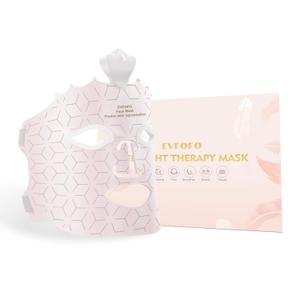 Red Light Therapy Mask for Face, Led Face Mask Light Therapy, 7 Colors LED Face Mask Light Therapy At Home, Pink