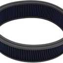 14" X 4" Air Filter Element High Flow Washable Reusable Round Cotton Fiber Air Filter (Blue Color)