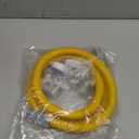 72" Dryer Gas Line Hose/Appliance 3/4 Flexible Natural Gas Line with Connector 1/2" MIP 1/2"FIP 3/4"MIP Fitting,5/8" OD(1/2" ID) Gas Range Connector Kit for Gas Stove,Dryer,Water Heater-by MIFLUS