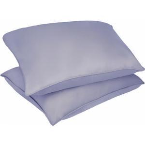 2 Pack Home Stain and Water Resistant Microfiber Bed Pillow 2-Pack, Standard