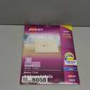 Avery Printable Address Labels with Sure Feed, 1" x 2-5/8", Matte Clear, 300 Blank Mailing Labels (18660) (One Size)