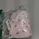 CREVENT Baby Comforting Security Blanket Lovey for Newborn Baby Girls Infants, Minky Dot Front + Sherpa Backing with Animal Face (Pink Bear)