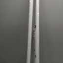 Tension Curtain Rod by EZFurni,42-123 Inches,Heavy Duty Tension Rods for Windows, No Drilling Adjustable Curtain Rod for Patio, Hold Up Blackout Curtains and Non Slip, White