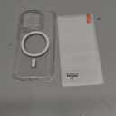 TAURI 2 in 1 Magnetic for iPhone 14 Pro Case Clear, Compatible with Magsafe [Not-Yellowing] with Screen Protector, Military-Grade Protection, Slim Case for iPhone 14 Pro