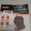3D Hip Ice Pack Wrap After Surgery with 2-Layer Cooling Gel, Ice Pack for Hip Replacement Surgery with Evenly 45-Min Cold Therapy for Sciatica, Fracture, Cold Compress Hip Brace Physical Recovery, Universal