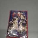 Hallmark Musical Christmas Card for Family (Santa and Flying Pugs)