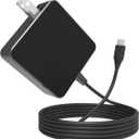 65W USB C Laptop Charger Fits for Lenovo Thinkpad Laptop Charger 65W USB C Charger T14 T14s X1 Think pad, Yoga Computer Charger 7i,65 Watt Fast Replacement Type C Chromebook Power Cord Adapter