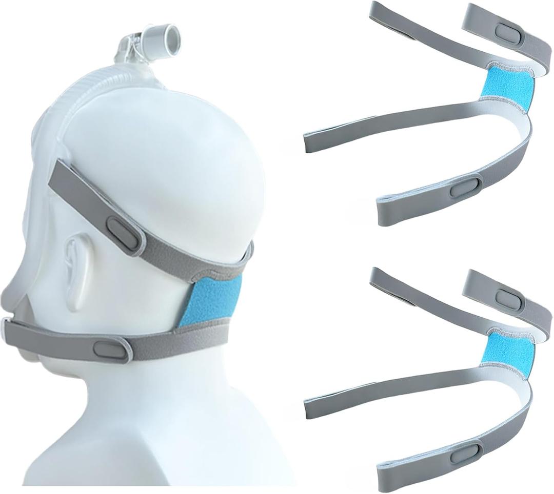 GJX 2 Packs Replacement Airfit/Airtouch F30i Headgear Adjustable CPAP Mask Headgear Straps Compatibility with Airfit F30i(without Clips Mask Frame)