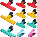 Aranray 22 Pack Chip Clips Bag Clips Food Bag Clips for Food Packages Chips Storage Bags Heavy Duty Snack Kitchen Potato (3 Large, 6 Small & 2 Round, Bright Style) 2 Pack