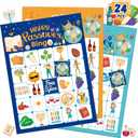 2 x Passover Bingo Passover Games for Adults with 24Pcs Passover Bingo Player Cards Passover Activities Games for Kids Family School Classroom Passover Party Favors