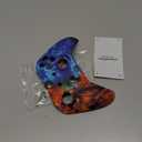 eXtremeRate Conflict Soul Patterned Front Housing Shell Case for Xbox One S/X Controller, Soft Touch Faceplate Cover Replacement Kit for Wireless Controller (Model 1708)