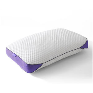 HOMELAB Adjustable Shredded Memory Foam Pillow Queen Size, Cooling Bed Pillow for Sleeping with Removable Cover, Medium Pillow for Side Stomach & Back Sleepers, 1 Pack 20"x28"