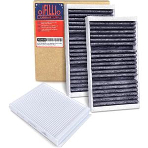 OIFILLIO Cabin Air Filter kit for Mercedes GLE350 GLS450 (2016-2019), ML350 (2012-2015), GL450 (2013-2016), GLE400 GLS550, Replace 1668300318 & 1668300218 (3-Piece Set)