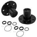 Manual Free Wheel Locking Hubs Replacement for 1983-1997 Ford Ranger, Explorer & Navajo, Mazda B2300, B3000, B4000,Replacement OE# B025 F3TZ3B396B AVM467, 2 Piece