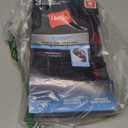 Hanes Men's Underwear Pack, 3-Pack, Total Support Pouch Boxer Briefs or Trunks, Moisture-Wicking Underwear for Men (Medium, Black)