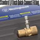 Westinghouse Universal 15 Pressure Washer Surface Cleaner Attachment - 3400 Max PSI, 1/4 Connector - For Gas and Electric Pressure Washers