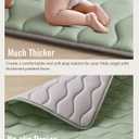 Blissful Diary Baby Play Mats for Floor, 71x59 Inch Extra Thicker & Large Soft Cushioning Foam Playmats for Babies and Toddlers, Foldable Washable Baby Crawling Mat for Playpen, Sage Green