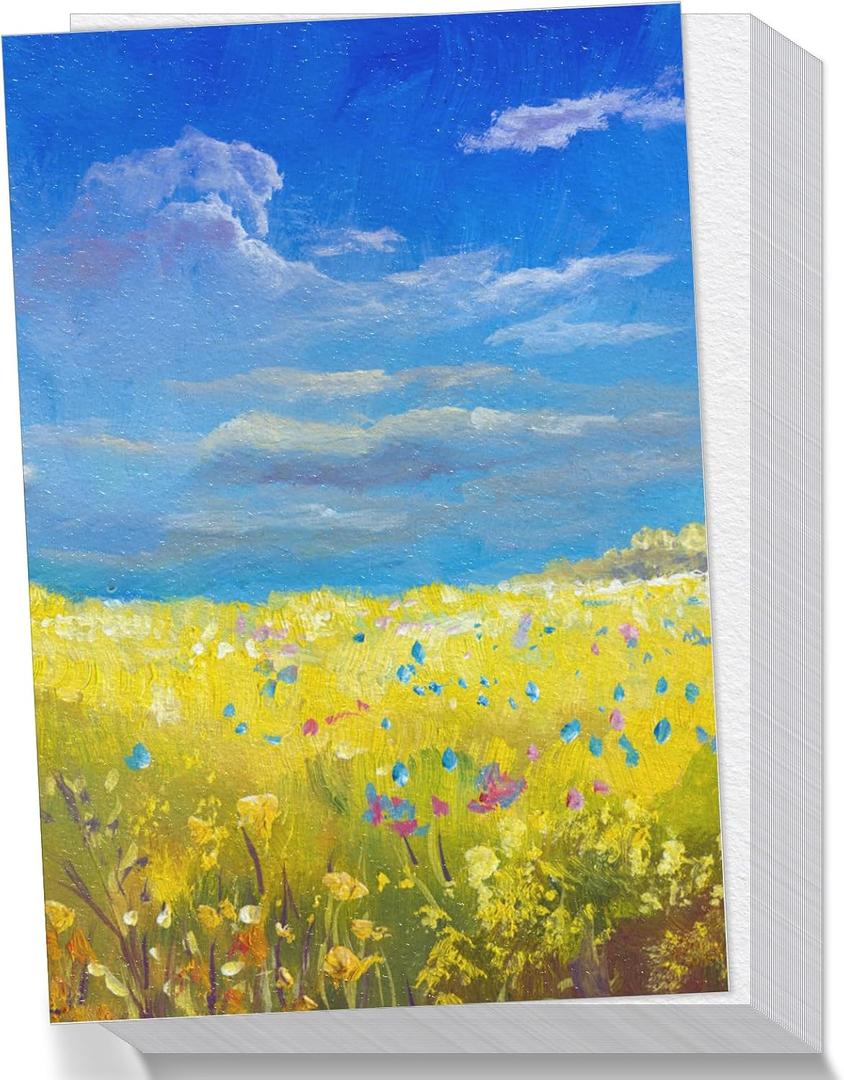 120 Sheets Watercolor Paper, Cold Press 300GSM/ 140LB Water Color Paper Bulk for Kids Child Adults, Small Off-White Watercolor Drawing Paint Paper for Art Drawing Supplies, 4 x 6 Inches