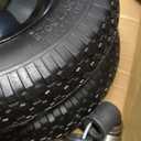 2 New HORSESHOE Knobby 4.80/4.00-8 Solid Flat-Free Wheelbarrow Cart 16" Wheels w/Grease Fitting, Center Hub Length 3"-6" Installed 1" Grease Bushing
