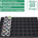 Coffee Pod holder DIY Size Organizer 60 Compatible Tray Drawer Holds with coffee pod