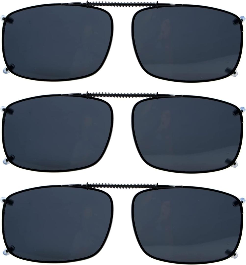 Eyekepper Large Clip On Sunglasses Polarized Lens