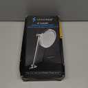 SparkPod Round Rain Shower Head with Extension Arm - Height Adjustable Shower Head with High Pressure Performance - Easy 1-Minute Installation (11" Arm Extension, Midnight Black Matte)