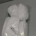 Squish Shoe Covers Disposable Non Slip, 100 Pack(50 pairs) White Thick Extra Disposable Boot Covers Slip Proof Shoe Cover for Indoors Outdoors Durable Protector Covers Fits Virtually Most Shoes