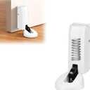 Mechanical Door Stoppers with Hydraulically Silent WYGWP Windproof Heavy Duty Stop Holder Height Adjustable for Offices Home(White)