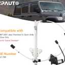 Front Driver Side Power Window Regulator with Motor fit for 1997 1998 1999 2000 2001 Jeep Cherokee XJ Sport Utility, 4-Door Only, Left, 741-768