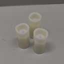 Vinkor Flameless Candles Battery Operated Candles Real Wax Pillar LED Candles with 10-Key Remote and Cycling 24 Hours Timer (Ivory 4" 5" 6" 7" 8" 9")