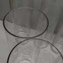 Nuogo 12 Pcs Plastic Clear Cylinder Vase for Home 12 Inch Acrylic Flower Clear Vase Centerpiece for Centerpieces Wedding Party Decorations