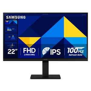 Samsung 22" (S30GD) Essential Monitor with IPS Panel and Tilt Only Stand, 100Hz Refresh Rate, Ergonomic Design, Advanced Eye Care, Game Mode, LS22D304GANXZA