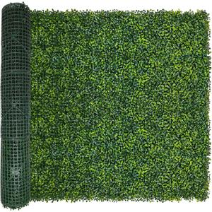 ODTORY Artificial Boxwood Roll Panels, 48"x120" (40 sq.ft) UV-Resistant Faux Ivy Privacy Fence Screen, Decorative Grass Wall Covering for Indoor & Outdoor Garden, Backyard, Balcony, Home Decor