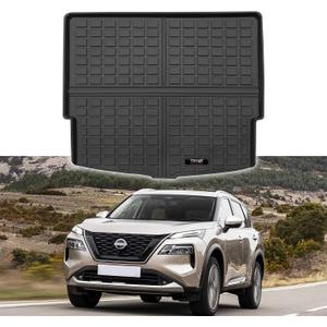 Custom for 2021-2025 2026 Nissan Rogue Cargo Mats Trunk Liner All Weather TPE Protection Mat Accessories (for 2021-2026 Nissan Rogue)(No Sport Model)