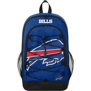 Buffalo Bills NFL Big Logo Bungee Backpack (One Size, Team Color)
