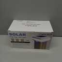 Solar Post Cap Lights 160Lumen, 4x4 Fence Post Caps Solar Lights Fits 4x4 5x5 6x6 Wooden Post Caps, Deck Post Lights Outdoor Waterproof for Yard, Patio, Front Porch, Garden, Pathway Lighting(4 Pack) (White)